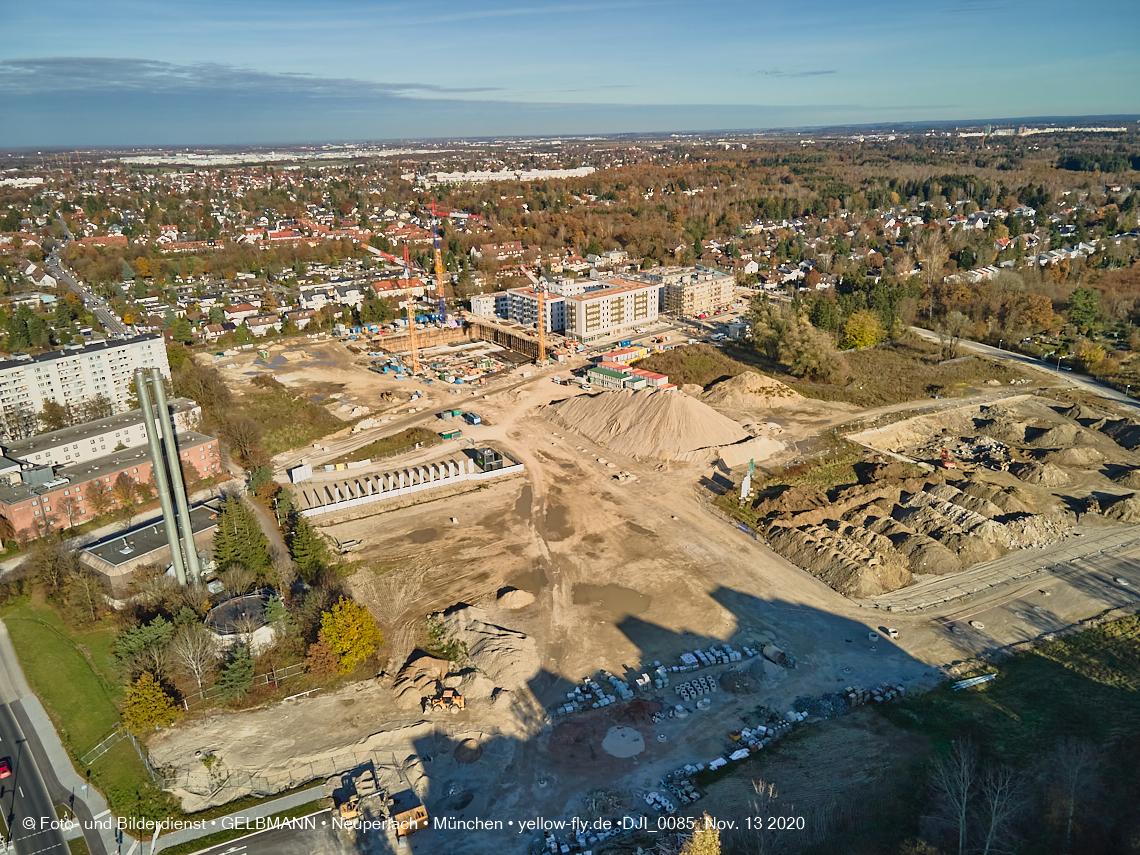 13.11.2020 - Piederstorfer Gelände und Alexisqaurtier am Karl-Marx-Ring in Neuperlach